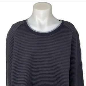 Reaction Kenneth Cole Quilted Ribbed Sweater